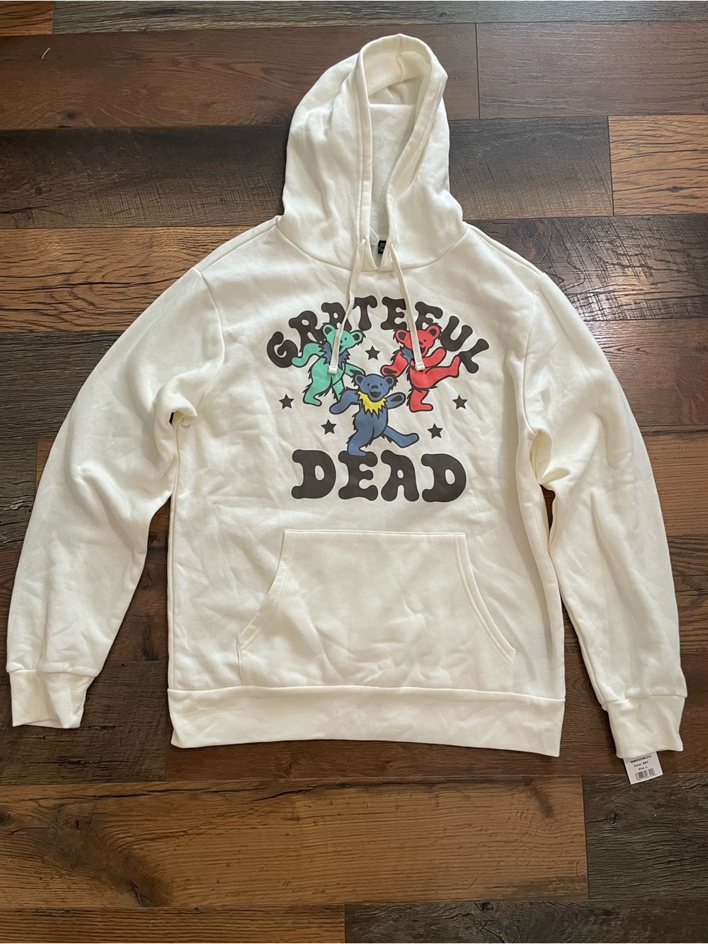 NWT Grateful Dead Dancing Bears Hoodie Size L